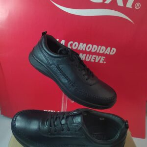 Zapato negro cómodo pies delicados marca flexi